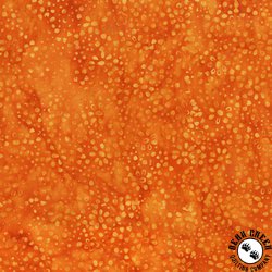 Anthology Fabrics Daisy Dots Batik Dutch Orange