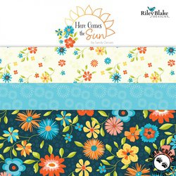 Here Comes The Sun 2 1/2 Inch Strip Roll by Riley Blake Designs