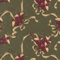 Moda A Vintage Christmas  Bells Green