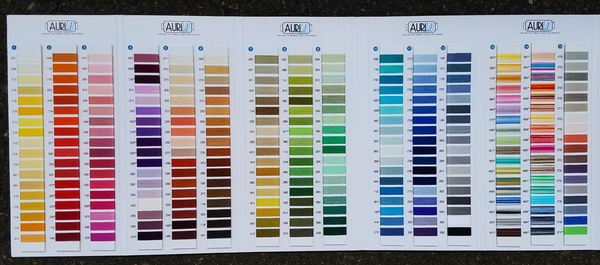 Aurifil Thread Color Card