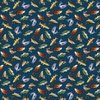 Michael Miller Fabrics Welcome to Our Lake Fish Teal