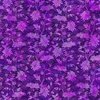 In The Beginning Fabrics Oriental Gardens Fan Floral Purple