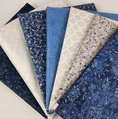 Patchwork Blue Mystery Quilt Fabric Bundle - PREORDER