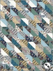 Coastal Drift - Turning Tides Free Quilt Pattern by Hoffman Fabrics