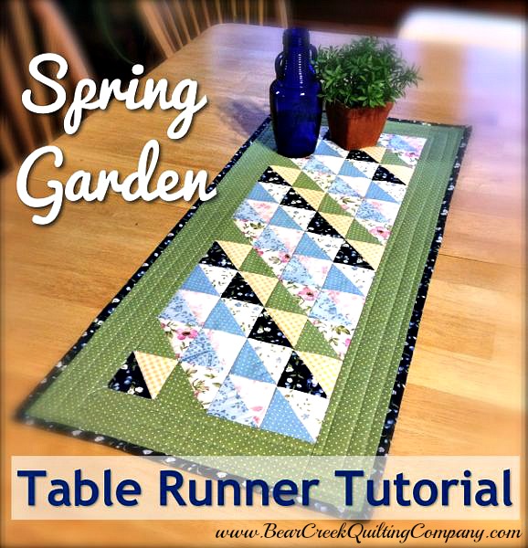 Spring Garden Table Runner Tutorial Spring Garden Table Runner Tutorial