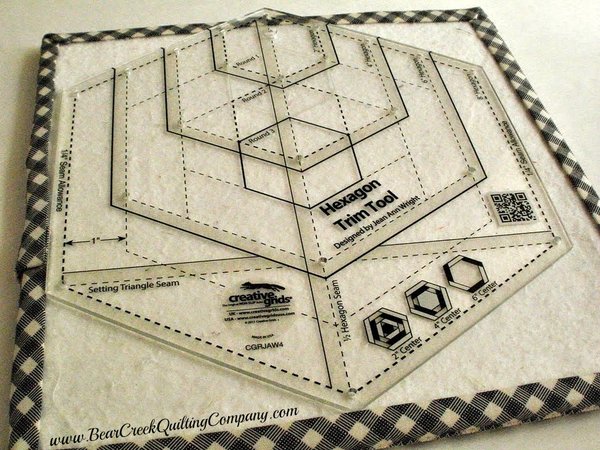 Textagon Mug Rug Tutorial Textagon Mug Rug Tutorial