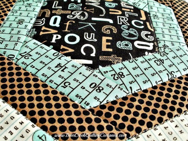 Textagon Mug Rug Tutorial Textagon Mug Rug Tutorial