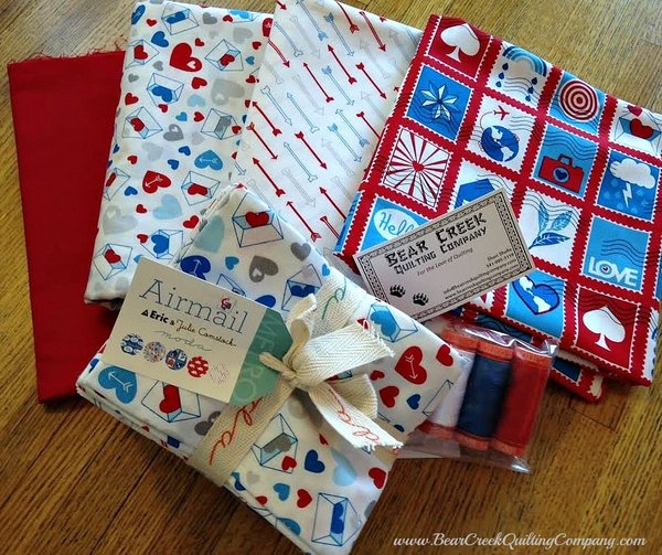 Airmail Envelope Quilt Tutorial Airmail Envelope Quilt Tutorial