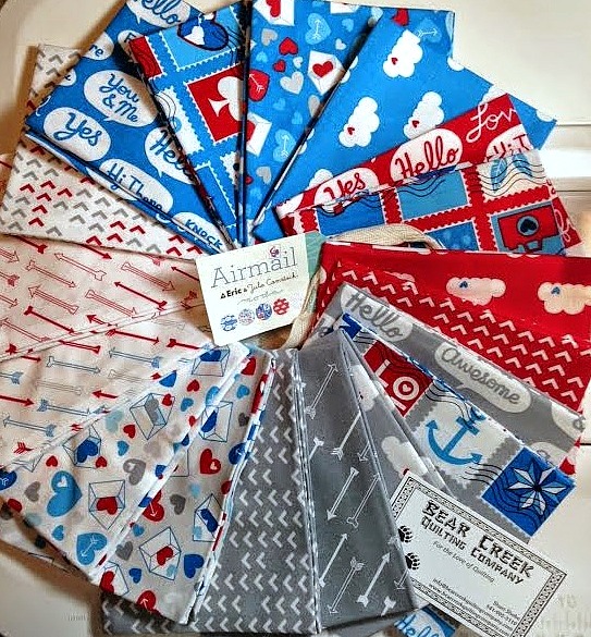 Airmail Envelope Quilt Tutorial Airmail Envelope Quilt Tutorial