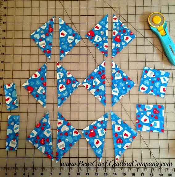 Airmail Envelope Quilt Tutorial