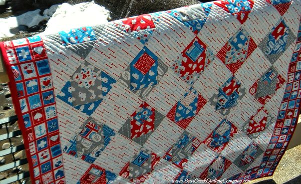 Airmail Envelope Quilt Tutorial Airmail Envelope Quilt Tutorial