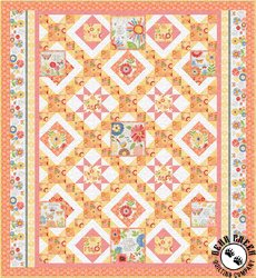 Sing Your Song (Orange) Free Quilt Pattern