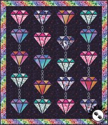 Shine On Diamond Pendant Free Quilt Pattern