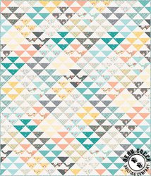 Triangle Parade Quilt Pattern