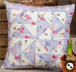 Grandma's Garden Free Cushion Pattern by Lewis and Irene Fabrics