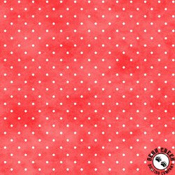 Maywood Studio Playtime Flannel Tiny Dot Red