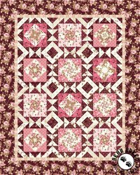 Burgundy and Blush Free Quilt Pattern