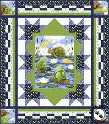 Paul and Sheldon - Water Logged Free Quilt Pattern