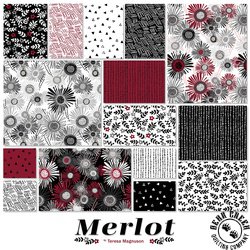 Merlot Fat Quarter Bundle by Clothworks