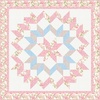 Eaton Place Floral Kaleidoscope (Pink) Free Quilt Pattern