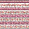 Blank Quilting Flourish Floral Border Stripe Magenta