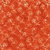 Anthology Fabrics Dutchy Blues Batik Rosebuds Orange