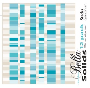 Stacks - Moda 12 Pack Fat Quarter Free Pattern Stacks - Moda 12 Pack Fat Quarter Free Pattern