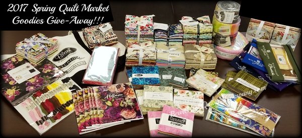 2017 Spring Quilt Market Goodies Give-Away