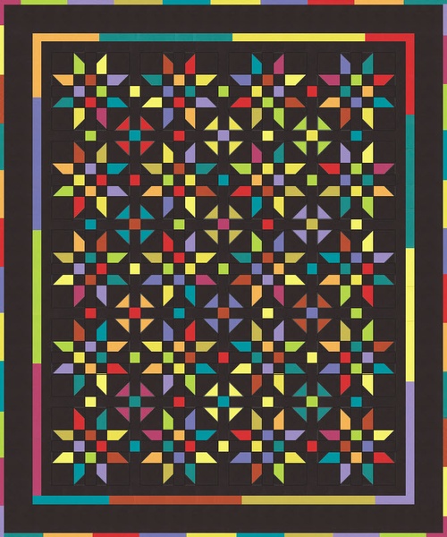 Illusion - Moda 12 Pack Fat Quarter Free Pattern Illusion - Moda 12 Pack Fat Quarter Free Pattern