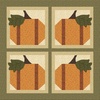 Pumpkin Patch - Four Pumpkins Free Quilt Pattern