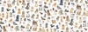 Maywood Studio Whiskers and Paws Directional Dogs White