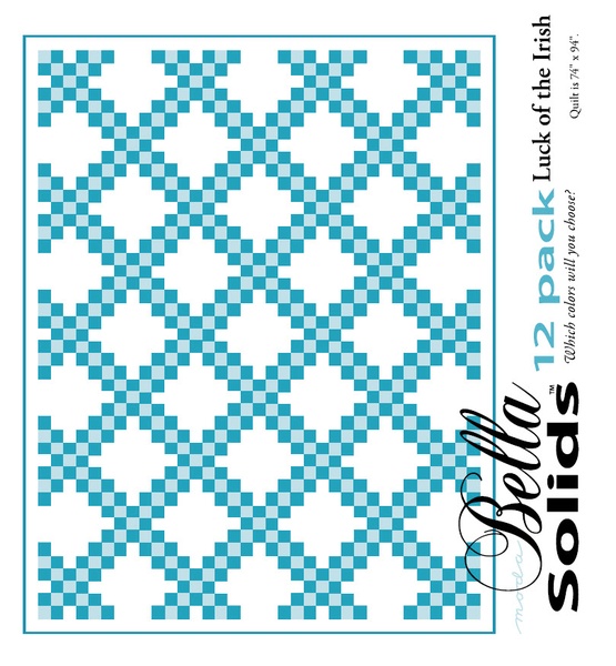 Luck of the Irish - Moda 12 Pack Fat Quarter Free Pattern Luck of the Irish - Moda 12 Pack Fat Quarter Free Pattern