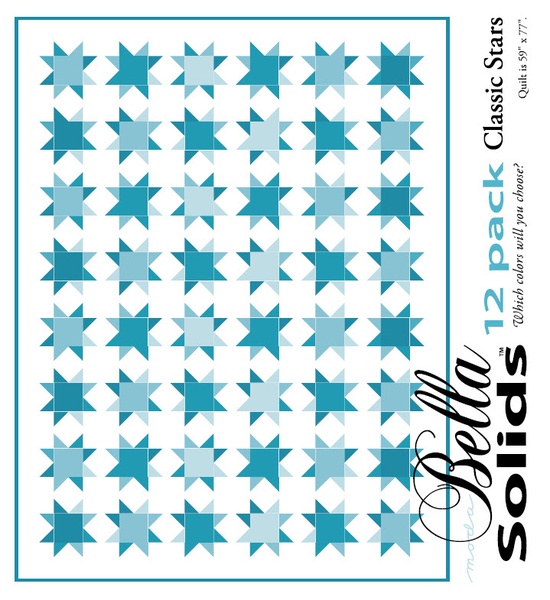 Classic Stars - Moda 12 Pack Fat Quarter Free Pattern