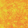 Anthology Fabrics Lost In Time Batik Rosebush Orange