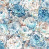 Michael Miller Fabrics A Painters Palette Royal Roses Blue