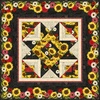 Sunset Blooms Free Quilt Pattern