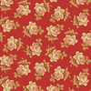 Marcus Fabrics Golden Era Cabbage Rose Red