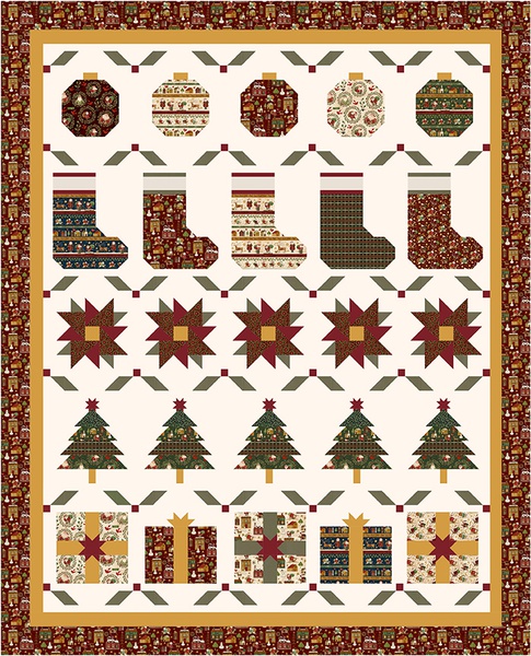 Christmas Row Quilt Sew-Along Christmas Row Quilt Sew-Along