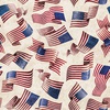 QT Fabrics American Spirit Flag Toss Cream
