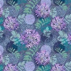 Blank Quilting Gypsy Flutter Large Flowers Purple