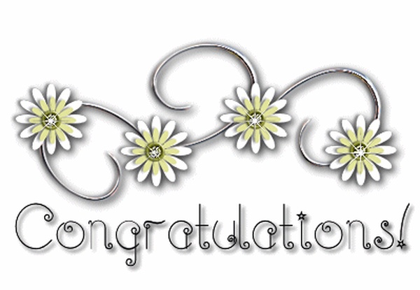 Congratulations! Congratulations!