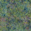 Wilmington Prints Mystic Vineyard Batik Plumeria Green/Purple