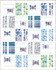 Fluttering By - Fluttering Wishes Blue Free Quilt Pattern