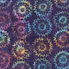 Anthology Fabrics Lost In Time Batik Fireworks Purple