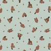 Lewis and Irene Fabrics Small Things Rivers and Creeks Beavers River Mist