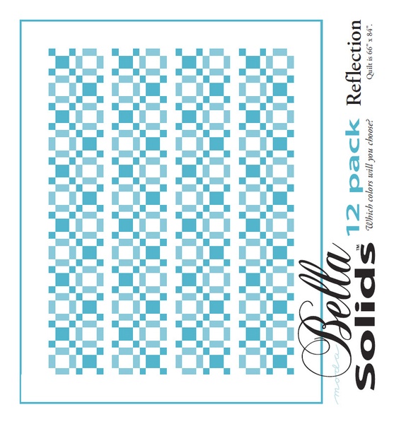 Reflection - Moda 12 Pack Fat Quarter Free Pattern Reflection - Moda 12 Pack Fat Quarter Free Pattern