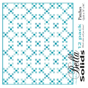 Patches - Moda 12 Pack Fat Quarter Free Pattern Patches - Moda 12 Pack Fat Quarter Free Pattern