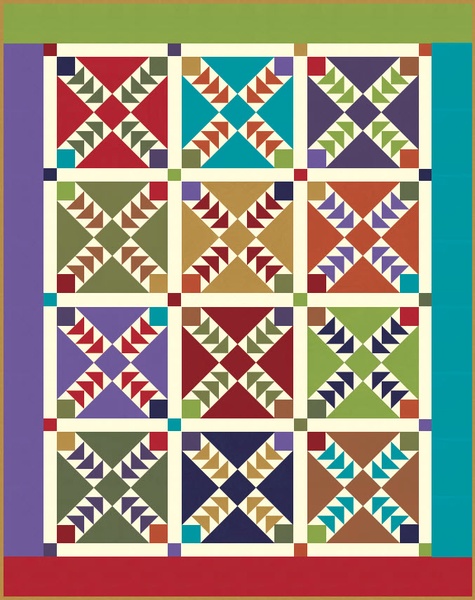 Due South - Moda 12 Pack Fat Quarter Free Pattern Due South - Moda 12 Pack Fat Quarter Free Pattern