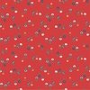 Windham Fabrics Clover and Dot Posies Red