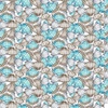 Clothworks Sandy Toes Packed Shells Taupe